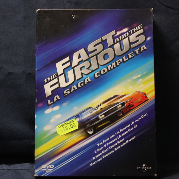 THE FAST AND THE FURIOUS - LA SAGA COMPLETA - 4 DVD