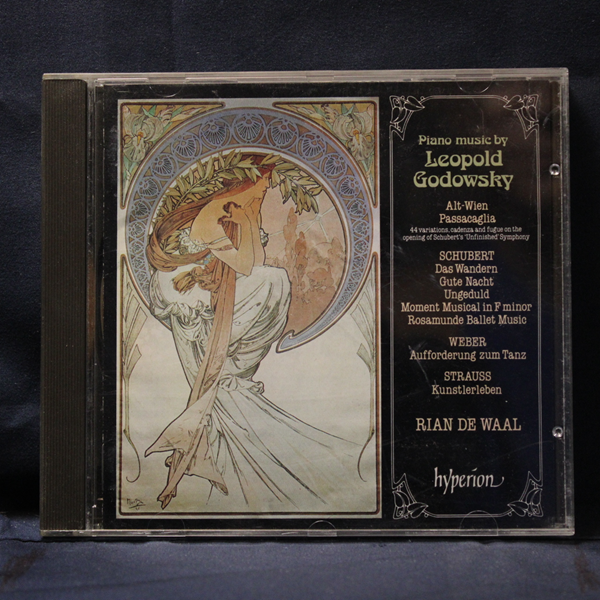 LEOPOLD GODOWSKY - SCHUBERT, WEBER, STRAUSS / RIAN DE WAAL – PIANO MUSIC BY LEOPOLD GODOWSKY - CD