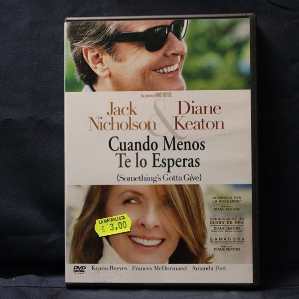 CUANDO MENOS TE LO ESPERAS - DVD