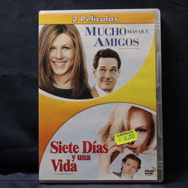 MUCHO MÁS QUE AMIGOS / SIETE DÍAS Y UNA VIDA - 2 DVD