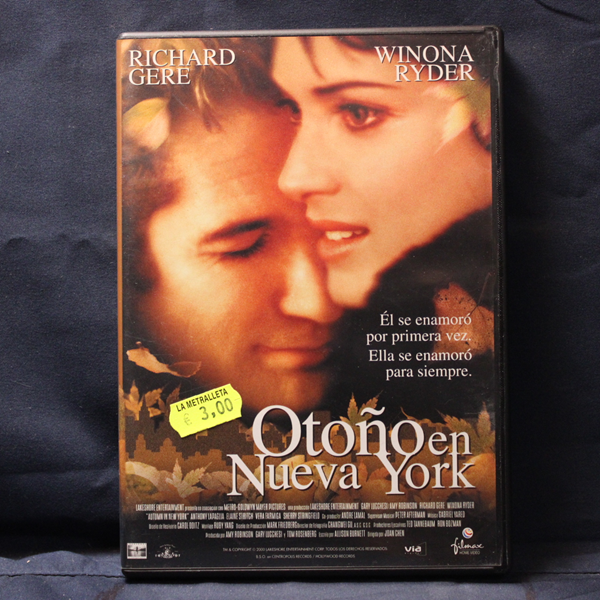 OTOÑO EN NUEVA YORK - DVD