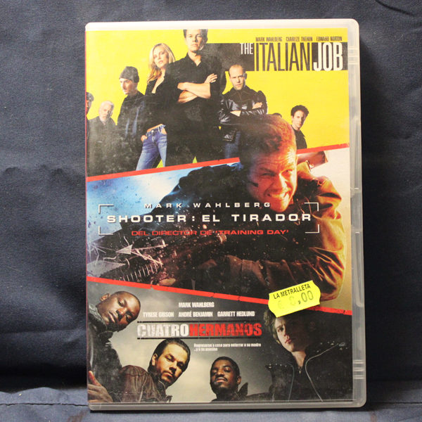 THE ITALIAN JOB / SHOOTER: EL TIRADOR / CUATRO HERMANOS - 3 DVD