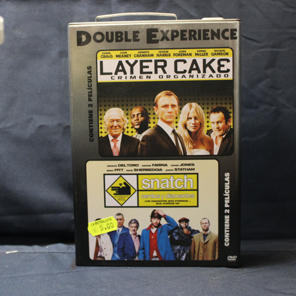 LAYER CAKE CRIMEN ORGANIZADO / SNATCH CERDOS Y DIAMANTES - 2 DVD ( CAJA METÁLICA )