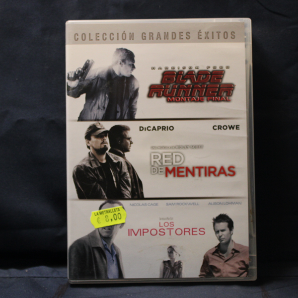BLADE RUNNER MONTAJE FINAL / RED DE MENTIRAS / LOS IMPOSTORES - 3 DVD