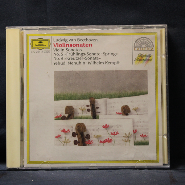 BEETHOVEN, WILHELM KEMPFF • YEHUDI MENUHIN – NO.5 »FRÜHLINGS-SONATE« / NO. 9 »KREUTZER-SONATE« / - CD