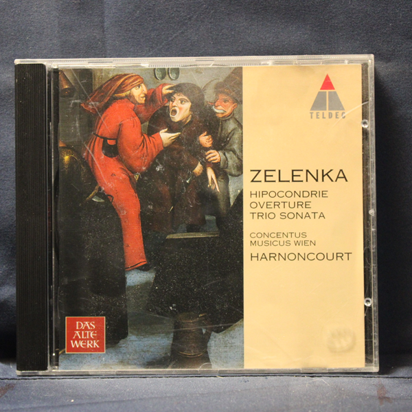 ZELENKA - CONCENTUS MUSICUS WIEN, HARNONCOURT – HIPOCONDRIE • OVERTURE • TRIO SONATA - CD