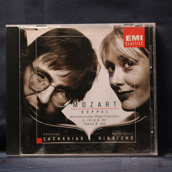MOZART, CHRISTIAN ZACHARIAS, MARIE-LUISE HINRICHS – DOPPEL KLAVIERKONZERTE K.242 & K.365 / SONATE K.448 - CD