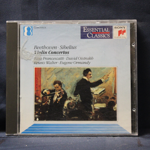 BEETHOVEN, SIBELIUS - ZINO FRANCESCATTI, DAVID OISTRAKH, BRUNO WALTER, EUGENE ORMANDY – VIOLIN CONCERTOS - CD