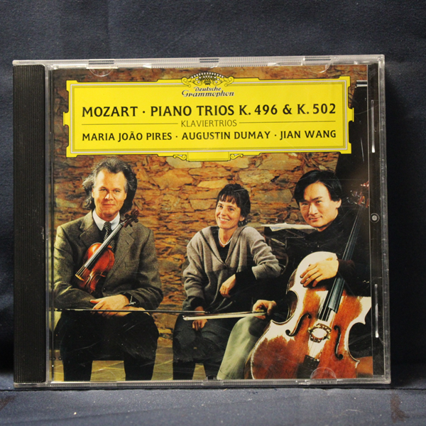 MOZART, MARIA JOÃO PIRES, AUGUSTIN DUMAY, JIAN WANG – PIANO TRIOS K. 496 & K. 502 = KLAVIERTRIOS - CD