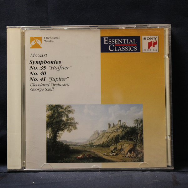 MOZART - CLEVELAND ORCHESTRA, GEORGE SZELL – SYMPHONIES NO. 35 "HAFFNER" • NO. 40 • NO. 41 "JUPITER" - CD