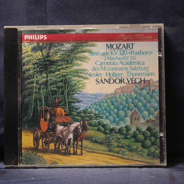 MOZART, CAMERATA ACADEMICA SALZBURG, SÁNDOR VÉGH – SERENADE KV 320 "POSTHORN"- 2 MARCHES KV 335 - CD