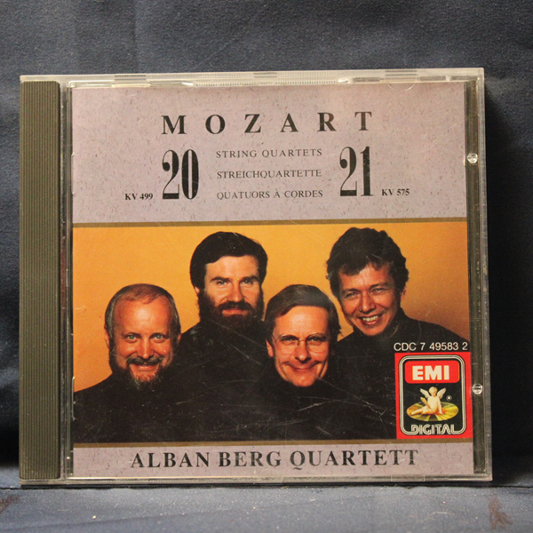 MOZART - ALBAN BERG QUARTETT – STRING QUARTETS NOS. 20, K.499 20 & 21, K.575 = STREICHQUARTETTE = QUATUORS À CORDES - CD