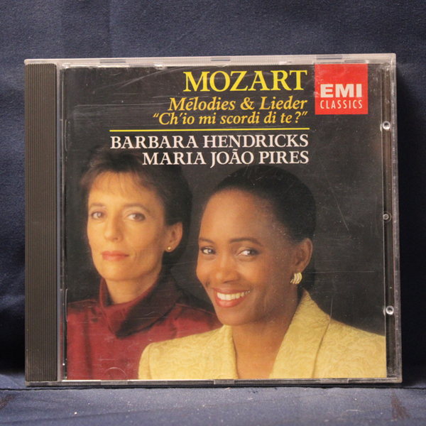 MOZART, BARBARA HENDRICKS, MARIA JOÃO PIRES – MÉLODIES & LIEDER - "CH'IO MI SCORDI DI TE?" - CD