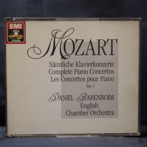 MOZART - DANIEL BARENBOIM, ENGLISH CHAMBER ORCHESTRA – SÄMTLICHE KLAVIERKONZERTE = COMPLETE PIANO CONCERTOS = LES CONCERTOS POUR PIANO - VOL.3 - 2 CD
