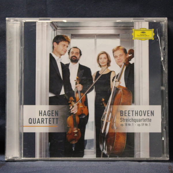BEETHOVEN, HAGEN QUARTETT – STREICHQUARTETTE OP. 18 NO. 1 • OP. 59 NO. 1 - CD