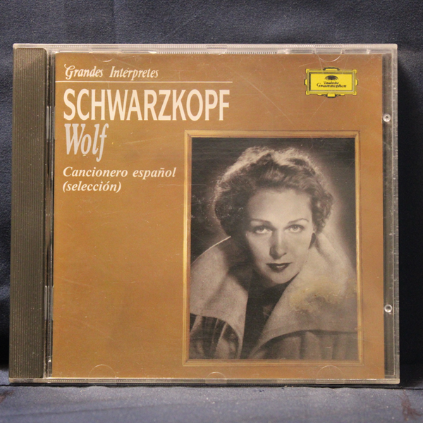 HUGO WOLF : ELISABETH SCHWARZKOPF, GERALD MOORE – CANCIONERO ESPAÑOL (SELECCIÓN) - CD
