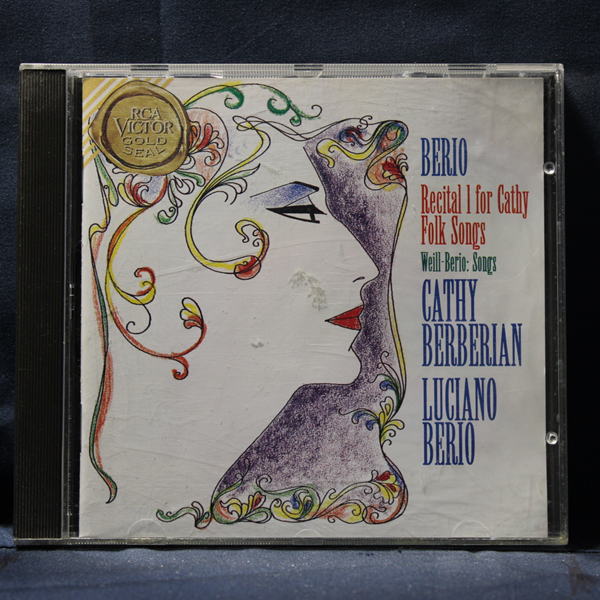 LUCIANO BERIO - CATHY BERBERIAN, WEILL – RECITAL 1 FOR CATHY / FOLK SONGS / WEILL-BERIO : SONGS - CD