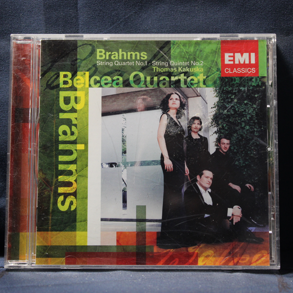 BRAHMS : BELCEA QUARTET, THOMAS KAKUSKA – STRING QUARTET NO.1 / STRING QUINTET NO.2 - CD