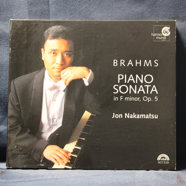 BRAHMS, JON NAKAMATSU – PIANO SONATA IN F MINOR, OP. 5 - CD