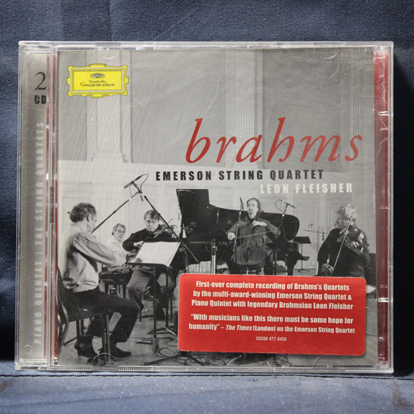 BRAHMS, EMERSON STRING QUARTET, LEON FLEISHER – BRAHMS - 2 CD