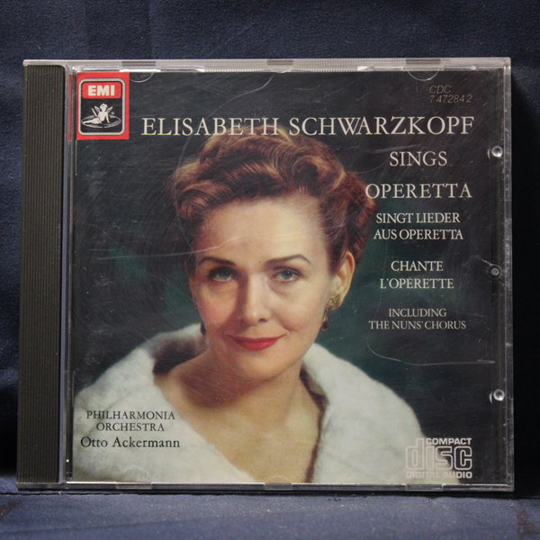 ELISABETH SCHWARZKOPF - PHILHARMONIA ORCHESTRA, OTTO ACKERMANN – ELISABETH SCHWARZKOPF SINGS OPERETTA - CD