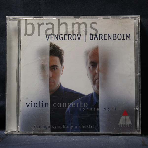 BRAHMS, VENGEROV | BARENBOIM, CHICAGO SYMPHONY ORCHESTRA – VIOLIN CONCERTO / SONATA NO. 3 - CD
