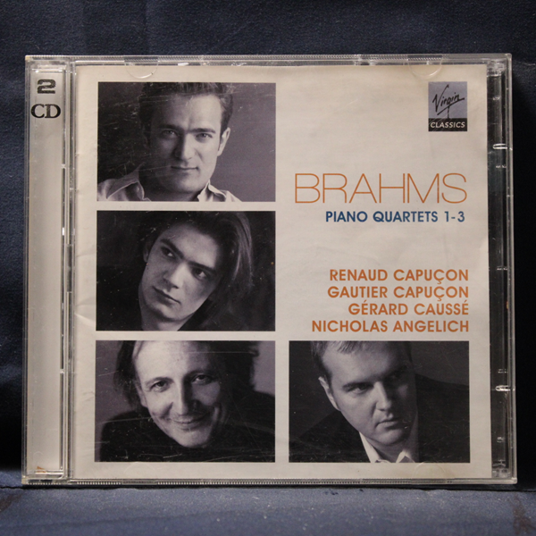 BRAHMS - RENAUD CAPUÇON, GAUTIER CAPUÇON, GÉRARD CAUSSÉ, NICHOLAS ANGELICH – PIANO QUARTETS 1-3 - 2 CD