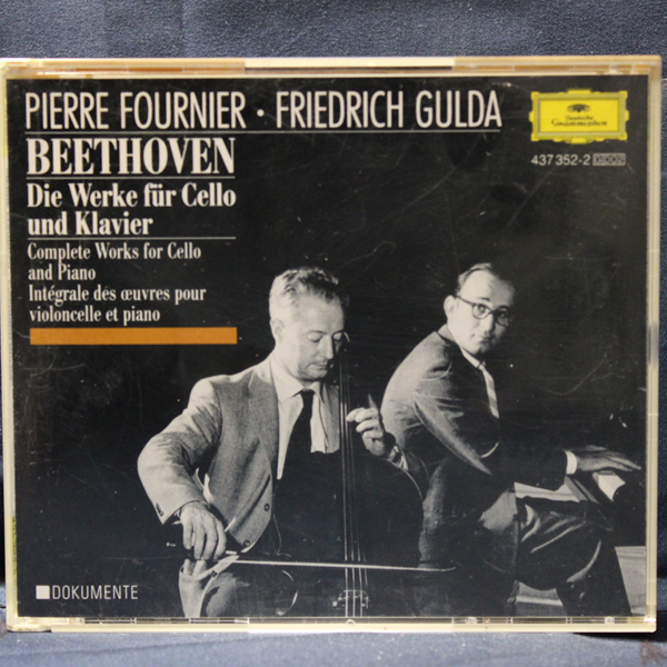 PIERRE FOURNIER, FRIEDRICH GULDA - BEETHOVEN – DIE WERKE FÜR CELLO UND KLAVIER = COMPLETE WORKS FOR CELLO AND PIANO - 2 CD