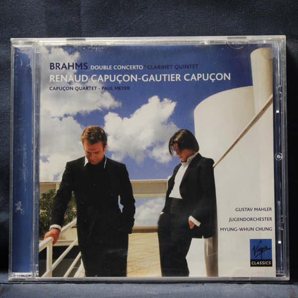 BRAHMS - RENAUD CAPUÇON, GAUTIER CAPUÇON, CAPUÇON QUARTET, PAUL MEYER, GUSTAV MAHLER JUGENDORCHESTER, MYUNG-WHUN CHUNG – DOUBLE CONCERTO • CLARINET QUINTET - CD