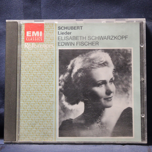 SCHUBERT - ELISABETH SCHWARZKOPF, EDWIN FISCHER – LIEDER - CD