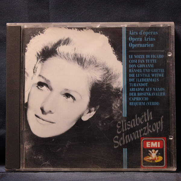 ELISABETH SCHWARZKOPF – AIRS D'OPÉRA ∙ OPERA ARIAS ∙ OPERNARIEN - CD