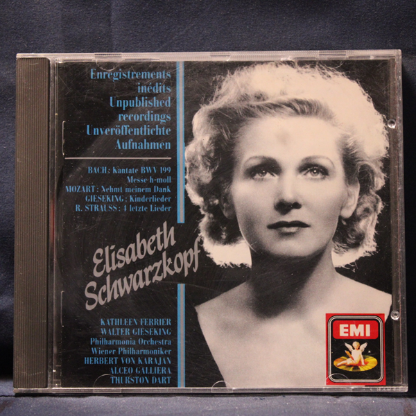 ELISABETH SCHWARZKOPF – ENREGISTREMENTS INÉDITS - CD