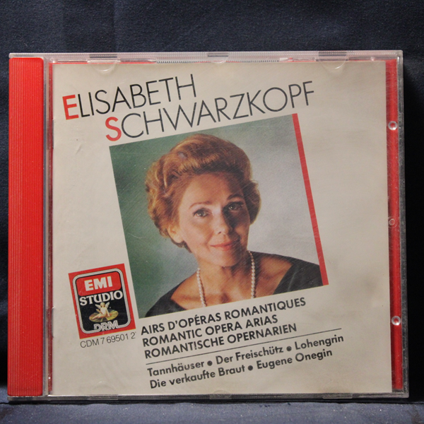 ELISABETH SCHWARZKOPF – AIRS D'OPÉRAS ROMANTIQUES = ROMANTIC OPERA ARIAS = ROMANTISCHE OPERNARIEN - CD