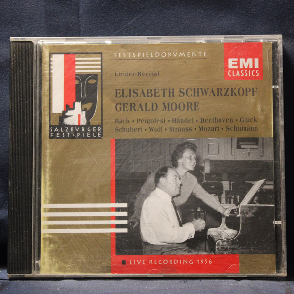 ELISABETH SCHWARZKOPF, GERALD MOORE – LIEDER-RECITAL SALZBURG 1956 - CD