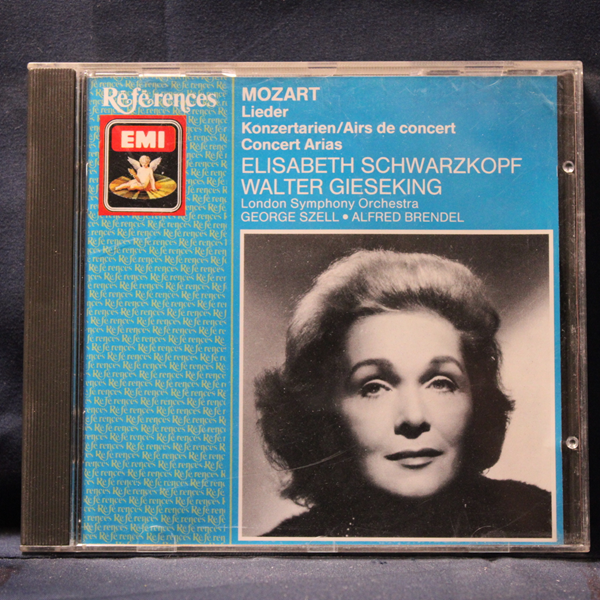 MOZART, ELISABETH SCHWARZKOPF, WALTER GIESEKING, LONDON SYMPHONY ORCHESTRA, GEORGE SZELL • ALFRED BRENDEL – LIEDER, KONZERTARIEN = AIRS DE CONCERT = CONCERT ARIAS - CD