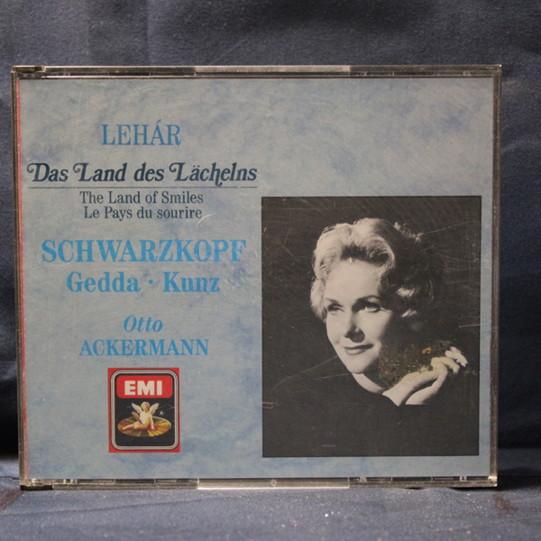 LEHÁR / SCHWARZKOPF • GEDDA • KUNZ • OTTO ACKERMANN – DAS LAND DES LÄCHELNS = THE LAND OF SMILES = LE PAYS DU SOURIRE - 2 CD