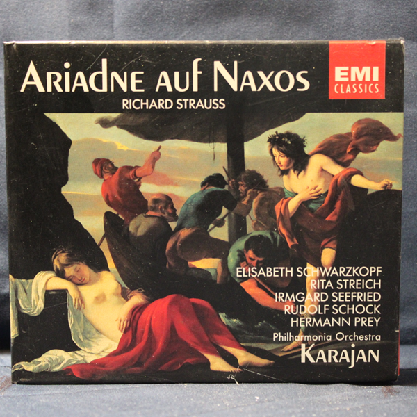 RICHARD STRAUSS - ELISABETH SCHWARZKOPF, RITA STREICH, IRMGARD SEEFRIED, RUDOLF SCHOCK, HERMANN PREY, PHILHARMONIA ORCHESTRA, KARAJAN – ARIADNE AUF NAXOS - 2 CD