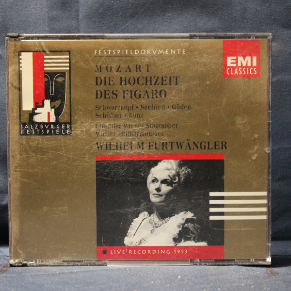 WOLFGANG AMADEUS MOZART, WILHELM FURTWÄNGLER, ELISABETH SCHWARZKOPF – DIE HOCHZEIT DES FIGARO - 3 CD