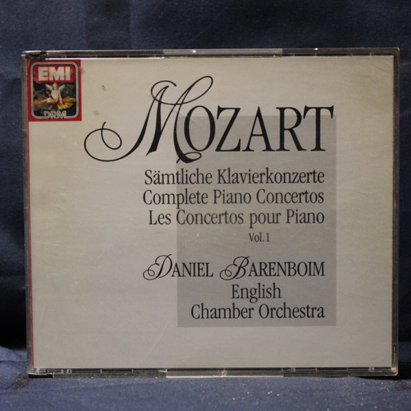 MOZART - DANIEL BARENBOIM, ENGLISH CHAMBER ORCHESTRA – SÄMTLICHE KLAVIERKONZERTE = COMPLETE PIANO CONCERTOS = LES CONCERTOS POUR PIANO VOL. 1 - 4 CD