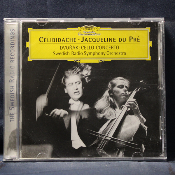 CELIBIDACHE - JACQUELINE DU PRÉ · DVOŘÁK, SIBELIUS, FRANCK, HINDEMITH, RICHARD STRAUSS, SHOSTAKOVICH, SWEDISH RADIO SYMPHONY ORCHESTRA – CELLO CONCERTO - CD