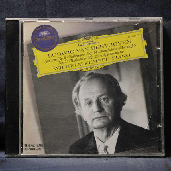 LUDWIG VAN BEETHOVEN - WILHELM KEMPFF – SONATEN NO. 8 »PATHÉTIQUE« · NO. 14 »MONDSCHEIN · MOONLIGHT« · NO. 21 »WALDSTEIN« · NO. 23 »APPASSIONATA« - CD