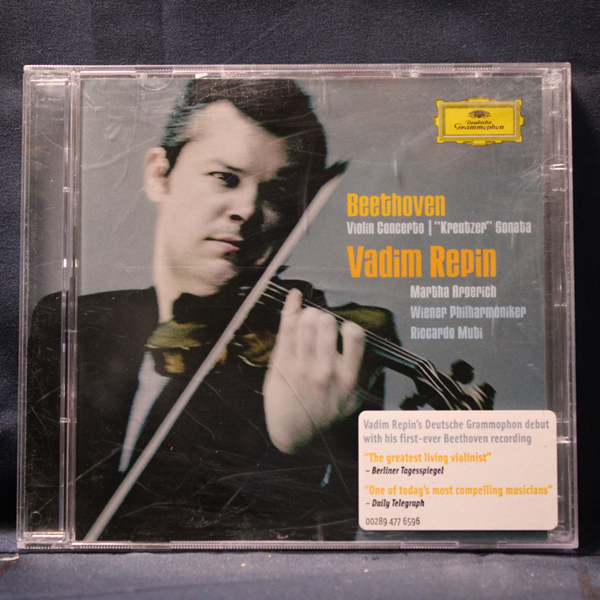 BEETHOVEN, VADIM REPIN, MARTHA ARGERICH, WIENER PHILHARMONIKER, RICCARDO MUTI – VIOLIN CONCERTO | "KREUTZER SONATA" - 2 CD