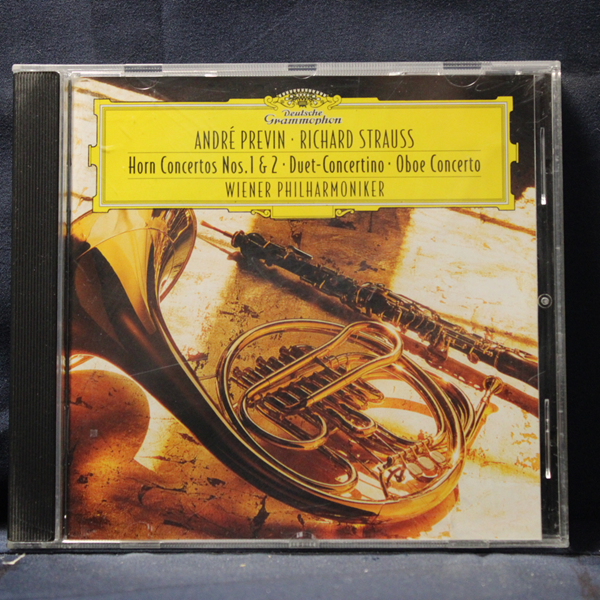 RICHARD STRAUSS – ANDRÉ PREVIN · WIENER PHILHARMONIKER – HORN CONCERTOS NOS. 1 & 2 · DUET-CONCERTINO · OBOE CONCERTO - CD