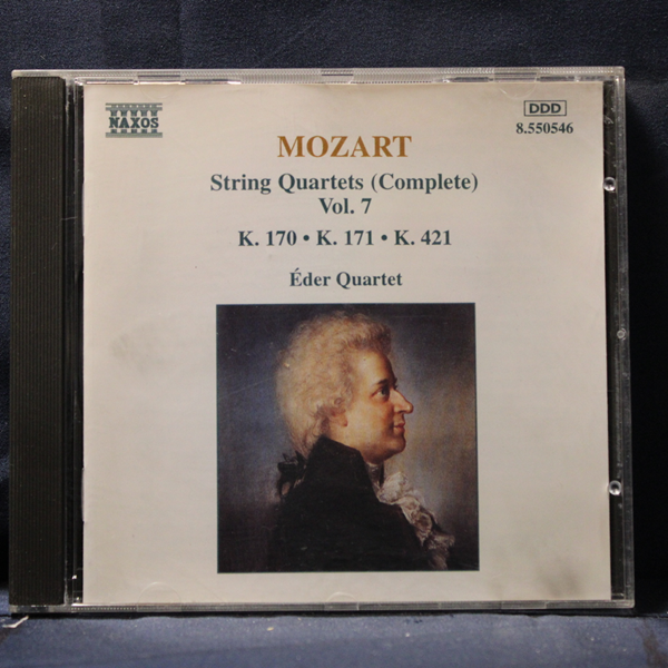 MOZART - ÉDER QUARTET – STRING QUARTETS (COMPLETE) VOL. 7 - K. 170 • K. 171 • K. 421 - CD
