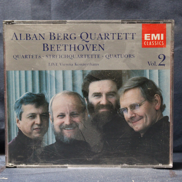 BEETHOVEN . ALBAN BERG QUARTETT – QUARTETS • STREICHQUARTETTE • QUATUORS VOL. 2 (LIVE VIENNA KONZERTHAUS) - 4 CD