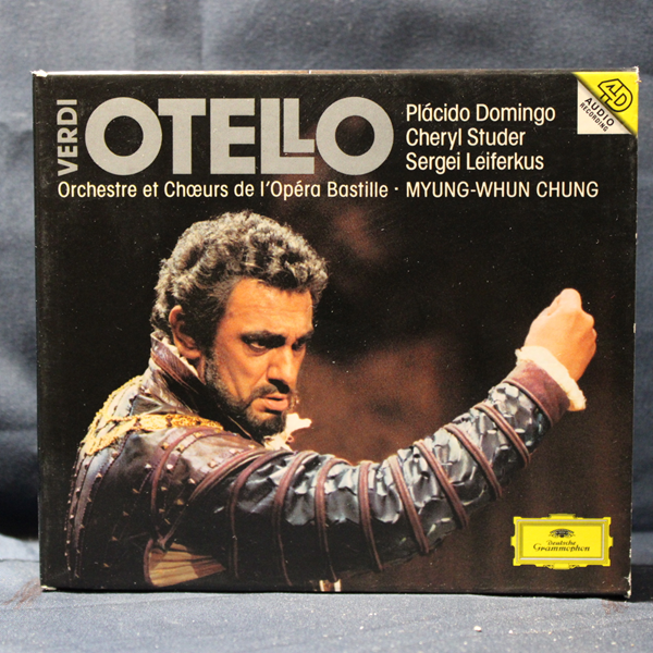 VERDI, PLÁCIDO DOMINGO, CHERYL STUDER, SERGEI LEIFERKUS, ORCHESTRE ET CHŒURS DE L'OPÉRA BASTILLE • MYUNG-WHUN CHUNG – OTELLO - 4 CD