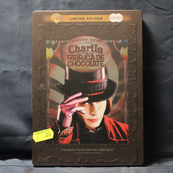 CHARLIE Y LA FÁBRICA DE CHOCOLATE - 2 DVD ( CAJA METÁLICA )