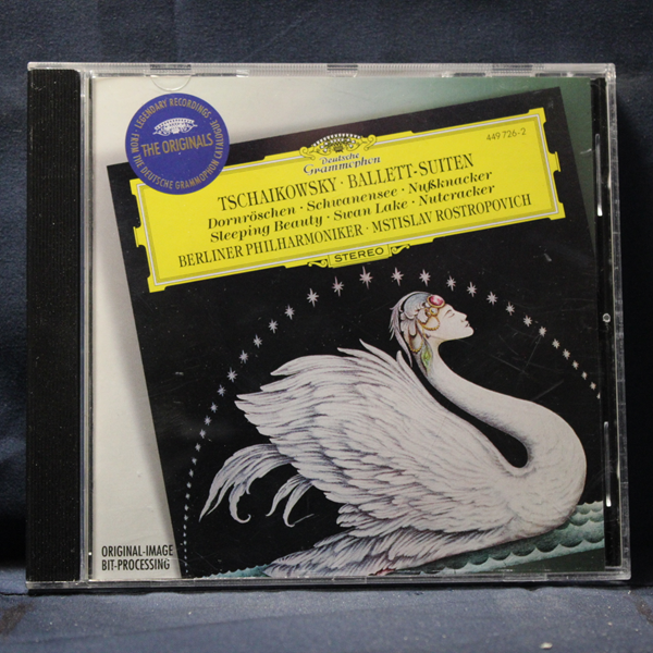 TSCHAIKOWSKY - BERLINER PHILHARMONIKER · MSTISLAV ROSTROPOVICH – BALLETT-SUITEN: DORNRÖSCHEN · SCHWANENSEE · NUSSKNACKER = SLEEPING BEAUTY · SWAN LAKE · NUTCRACKER - CD