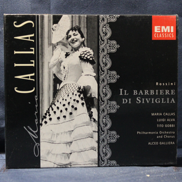 ROSSINI - MARIA CALLAS, LUIGI ALVA, TITO GOBBI, PHILHARMONIA ORCHESTRA AND CHORUS, ALCEO GALLIERA – IL BARBIERE DI SIVIGLIA - 2 CD