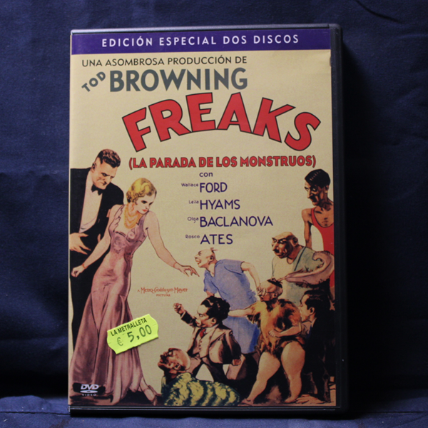 TOD BROWNING FREAKS ( LA PARADA DE LOS MONSTRUOS ) - 2 DVD ( IDIOMA: INGLÉS, SUBTÍTULOS: ESPAÑOL )